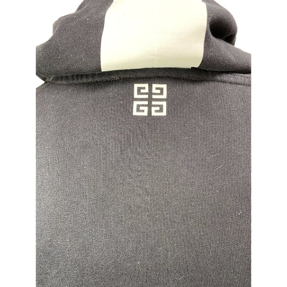 100% Authentic Givenchy Men's Black/White Zip Up Hoodie XLarge - Picture 9 of 13
